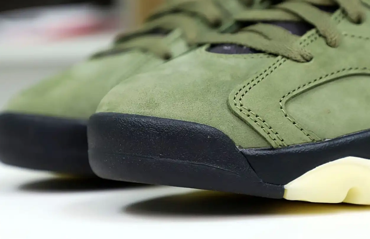 SCOTT TRAVIS AIR X JORDAN RETRO 'OLIVE' 6 0606
